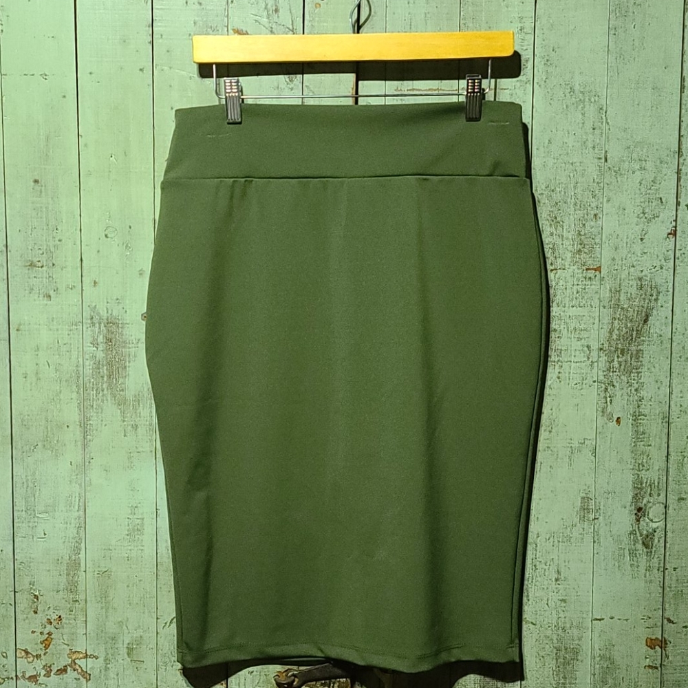 ABN Olive green pencil skirt